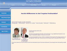 Tablet Screenshot of amt-ferdinandshof.de